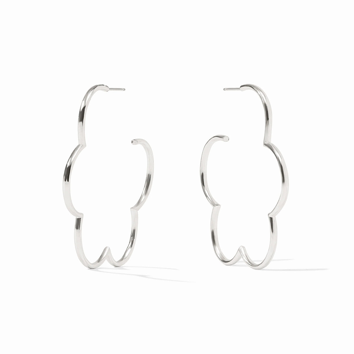 Julie Vos | Gardenia Hoop - Silver