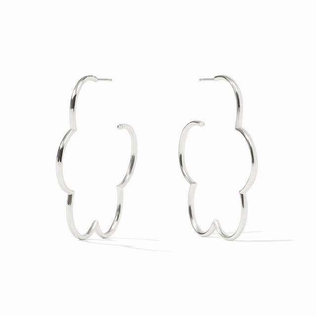 Julie Vos | Gardenia Hoop - Silver