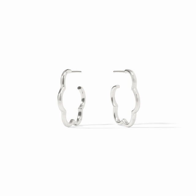 Julie Vos | Gardenia Hoop - Silver