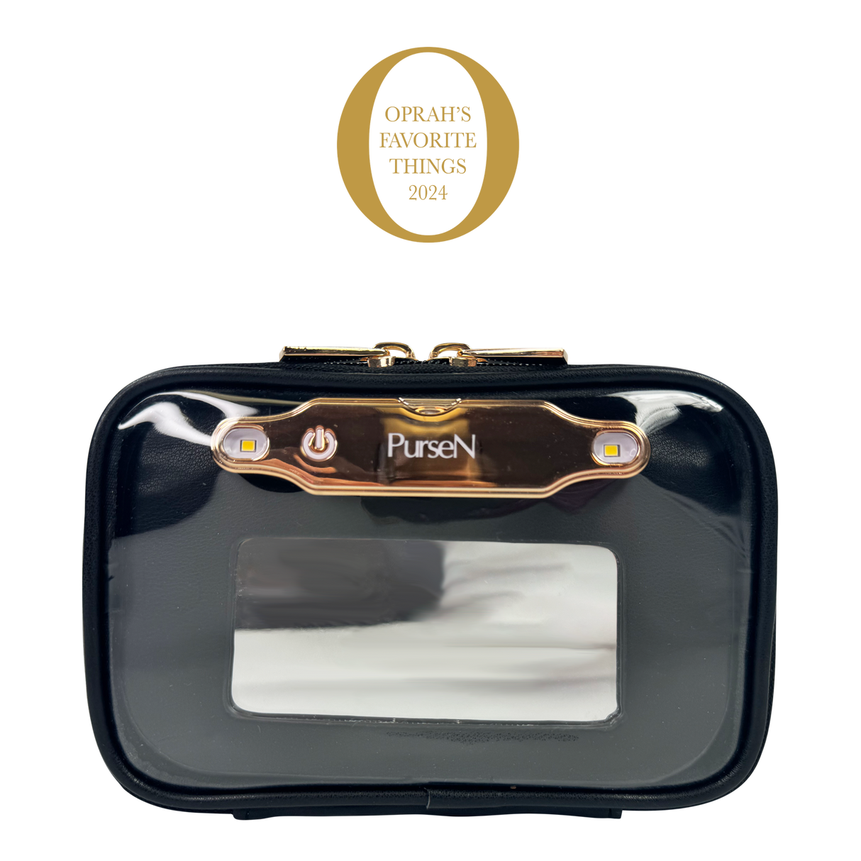 PurseN | LITTMINI - Lighted Mirror Case - Black