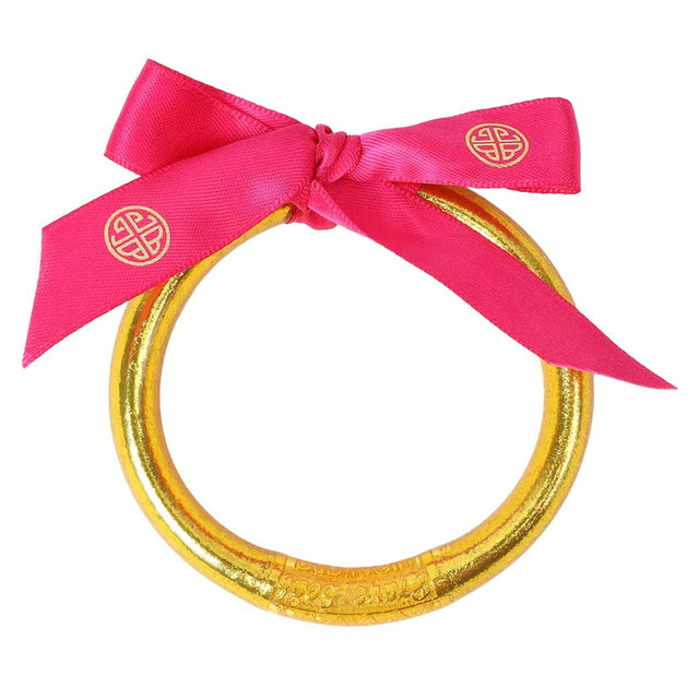 BuDhaGirl | Gold Tzubbie All Weather Bangle® (AWB®) - Serenity Prayer
