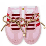 SneakHer Chic Velvet Laces and Bow Charms