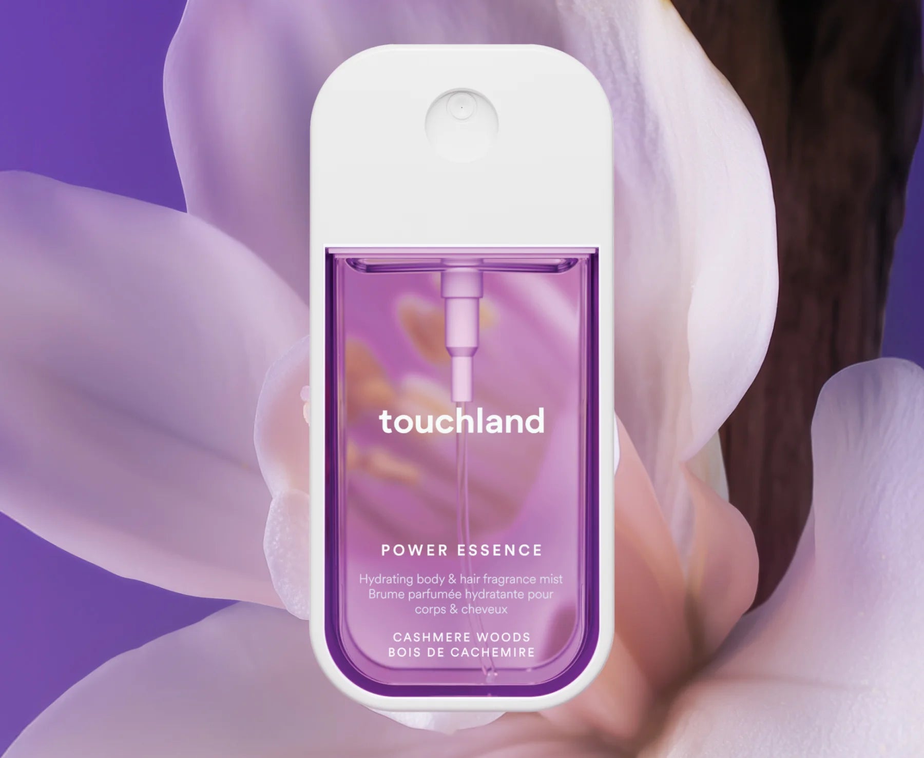 Touchland | Cashmere Woods Hydrating Body & Hair Fragrance Mist