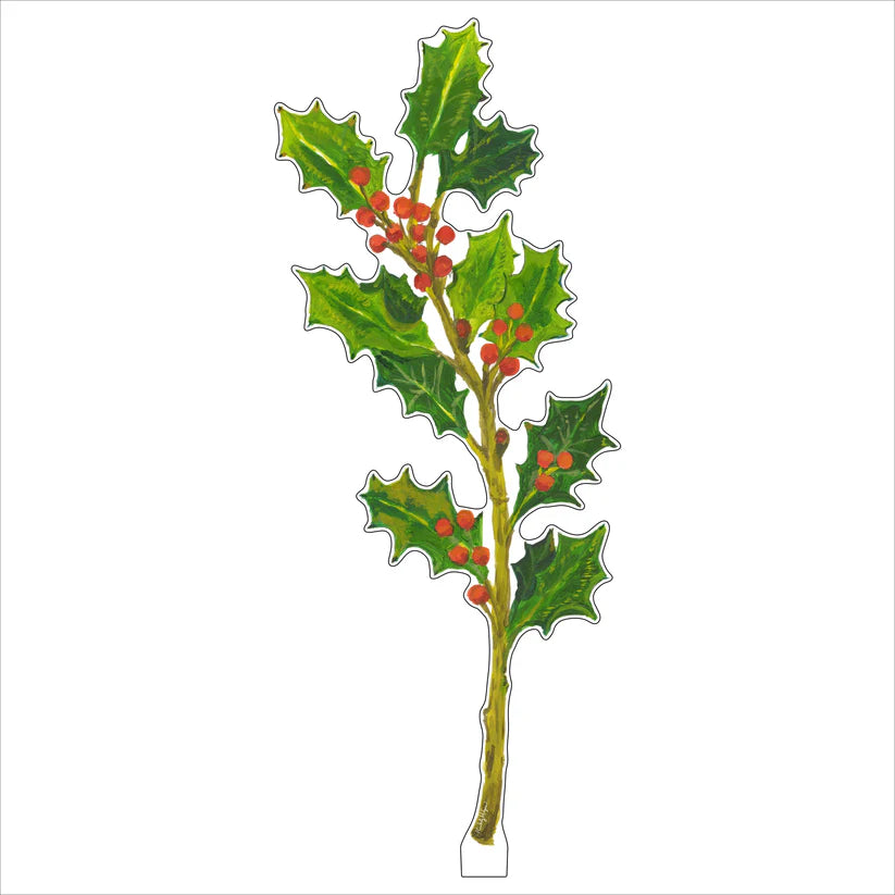 Kimberly Hodges Art | Holly Greenery Large Acrylic