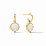 Julie Vos | Honeybee Hoop & Charm Earring- Gold