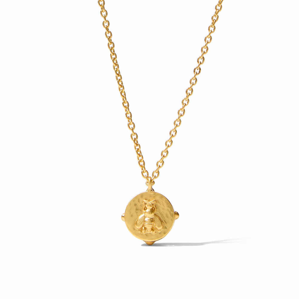Julie Vos | Honeybee Solitare Necklace in Cubic Zirconia