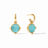 Julie Vos | Honeybee Hoop & Charm Earring- Gold