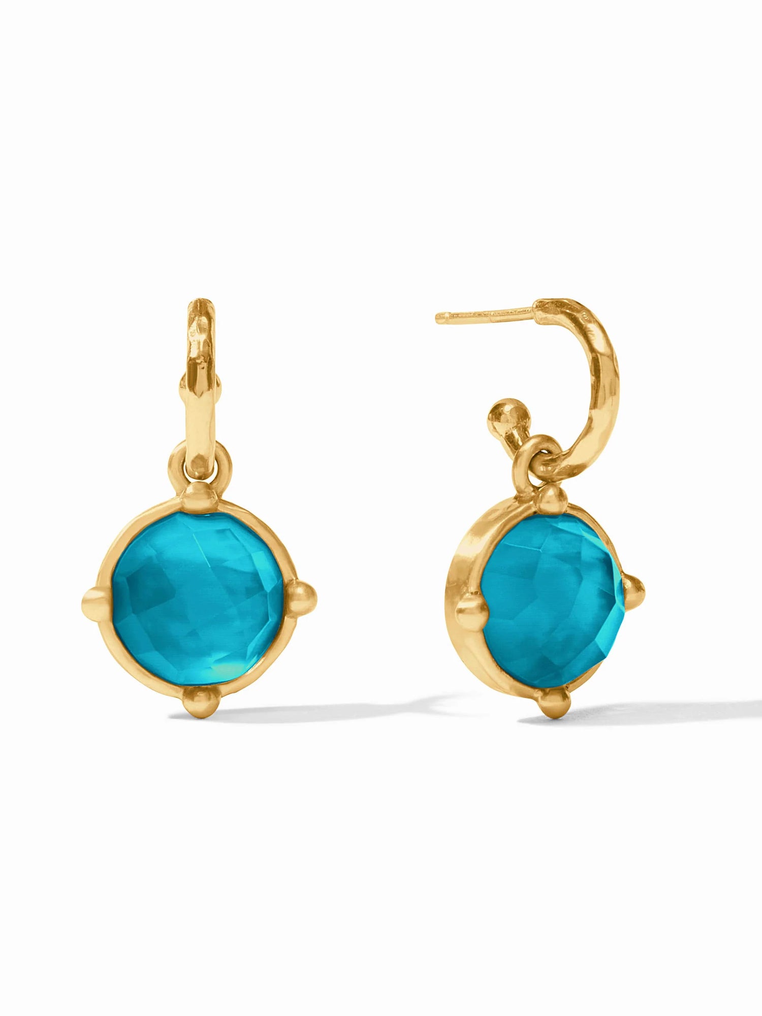 Julie Vos | Honeybee Hoop & Charm Earring- Gold