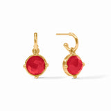 Julie Vos | Honeybee Hoop & Charm Earring- Gold