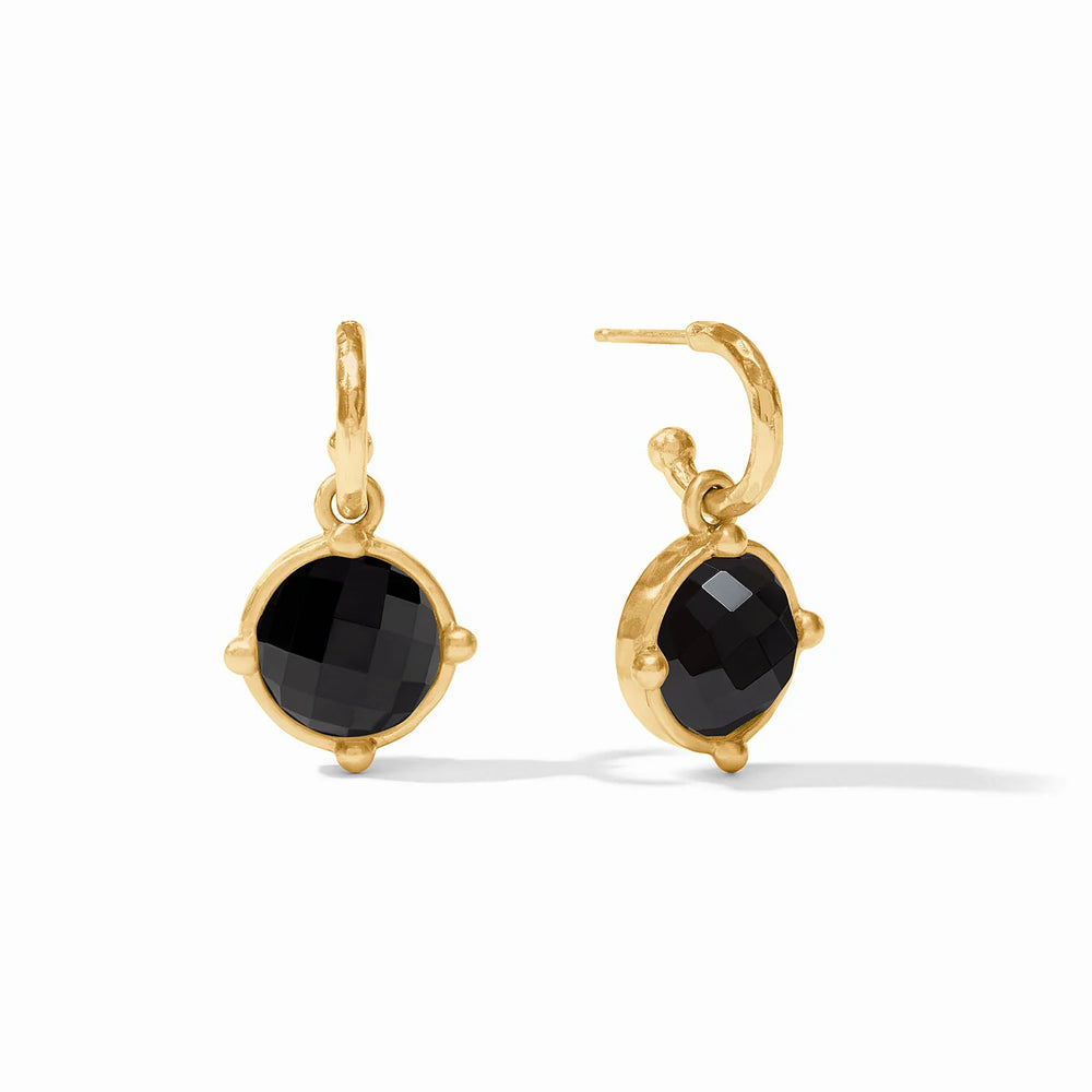 Julie Vos | Honeybee Hoop & Charm Earring- Gold