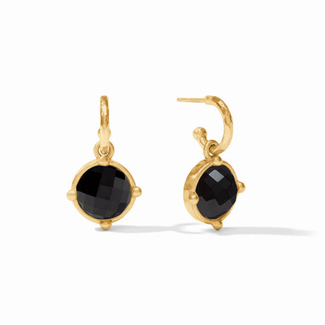 Julie Vos | Honeybee Hoop & Charm Earring- Gold