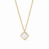 Julie Vos | Honeybee Solitare Necklace in Cubic Zirconia