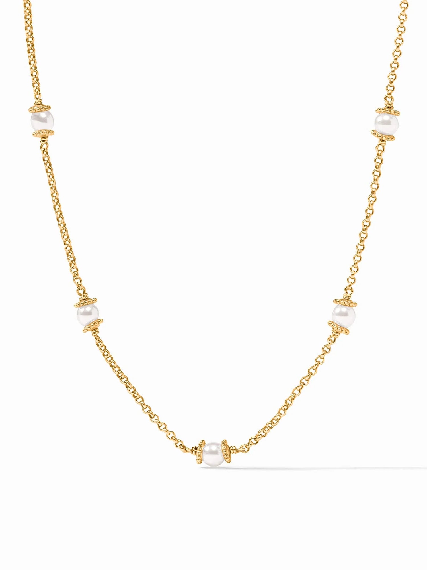 Julie Vos | Hydra Delicate Station Necklace - Gold