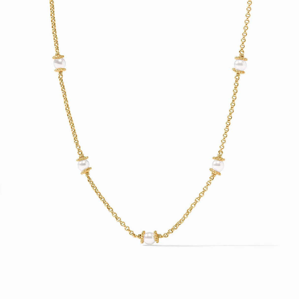 Julie Vos | Hydra Delicate Station Necklace - Gold