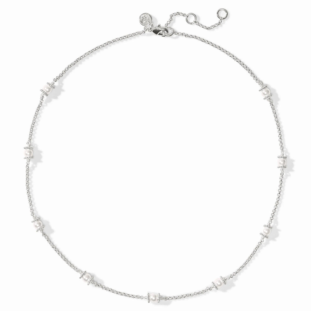 Julie Vos | Hydra Delicate Station Necklace - Silver