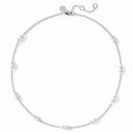 Julie Vos | Hydra Delicate Station Necklace - Silver