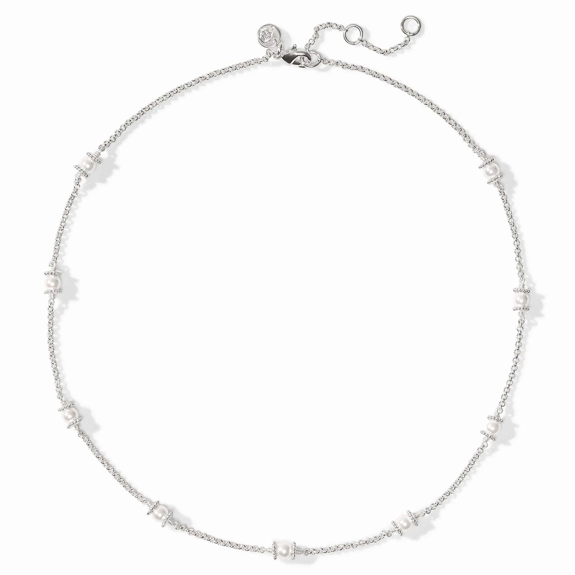 Julie Vos | Hydra Delicate Station Necklace - Silver