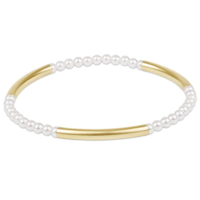 Enewton | Bliss Bar Pattern Pearl 3mm Bracelet