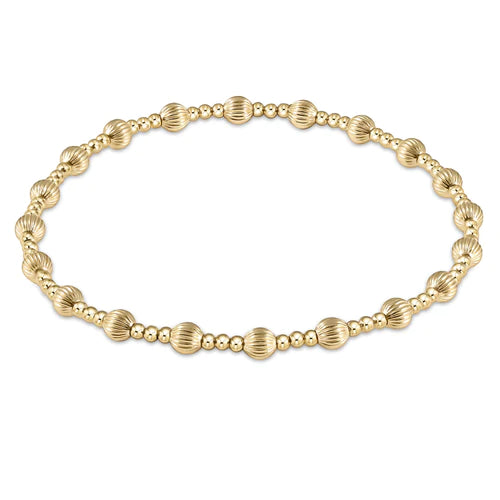 Enewton | Extends Dignity Sincerity Pattern 4mm Bead Bracelet - Gold