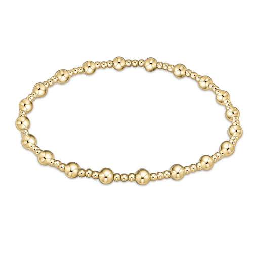 Enewton | Classic Sincerity Pattern 4mm Bead Bracelet - Gold