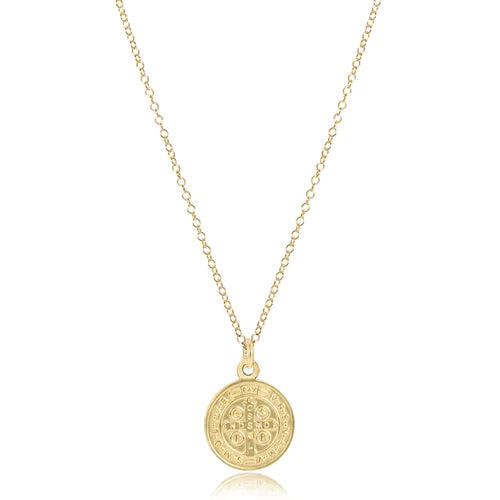 Enewton | 16" Necklace Gold - Blessing Gold Disc