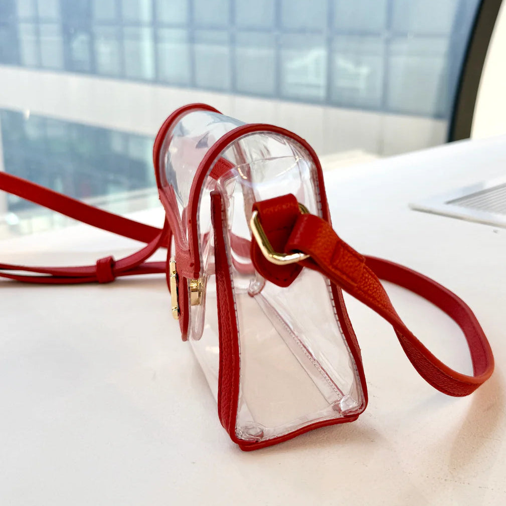 Caroline Hill | Anna Cear Bag - Red