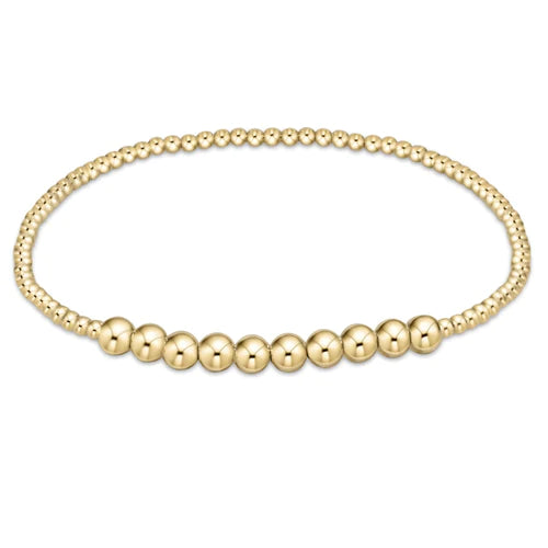 Enewton | Extends Classic Gold Beaded Bliss 2mm Bead Bracelet - 4mm Gold