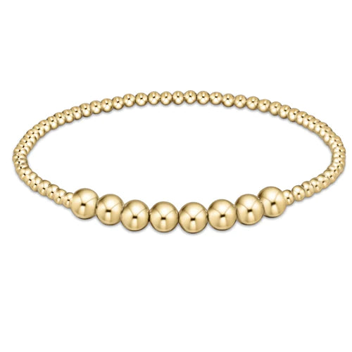 Enewton | Classic Gold Beaded Bliss 2.5mm Bead Bracelet - 5mm Gold