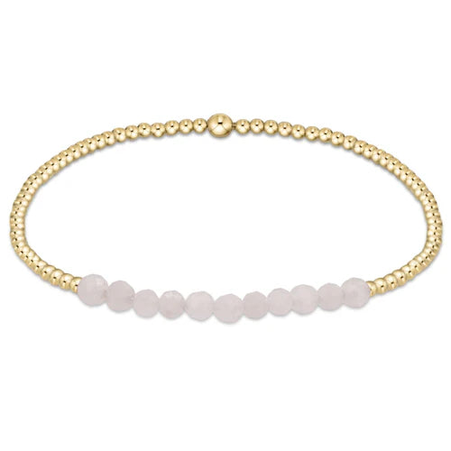 Enewton | Gold Bliss 2mm Bead Bracelet - Moonstone