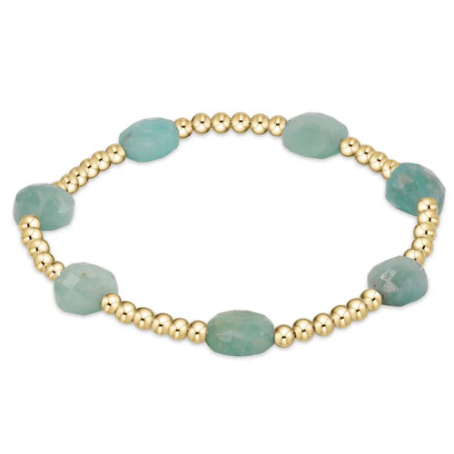 Enewton | Admire Gold 3mm Bead Bracelet - Amazonite