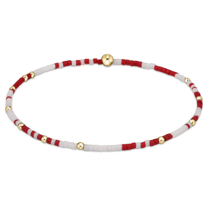 Enewton | Gameday Hope Unwritten Bracelet - Crimson & White