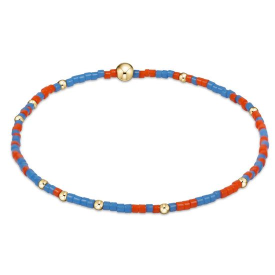 Enewton | Gameday Hope Unwritten Bracelet - Bright Orange & Cobalt