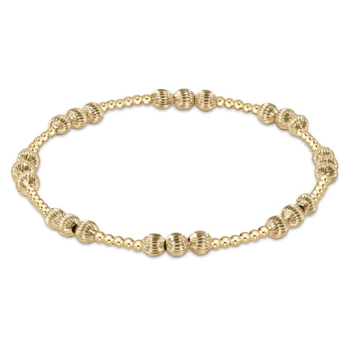 Enewton | Extends Dignity Joy Pattern 4mm Bead Bracelet - Gold