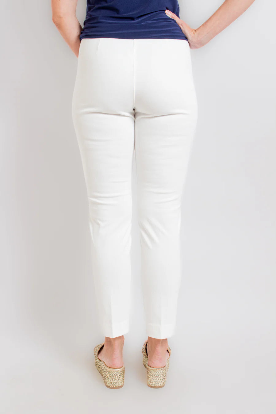 LIOR | Sasha White Denim Skinny Ankle Pant