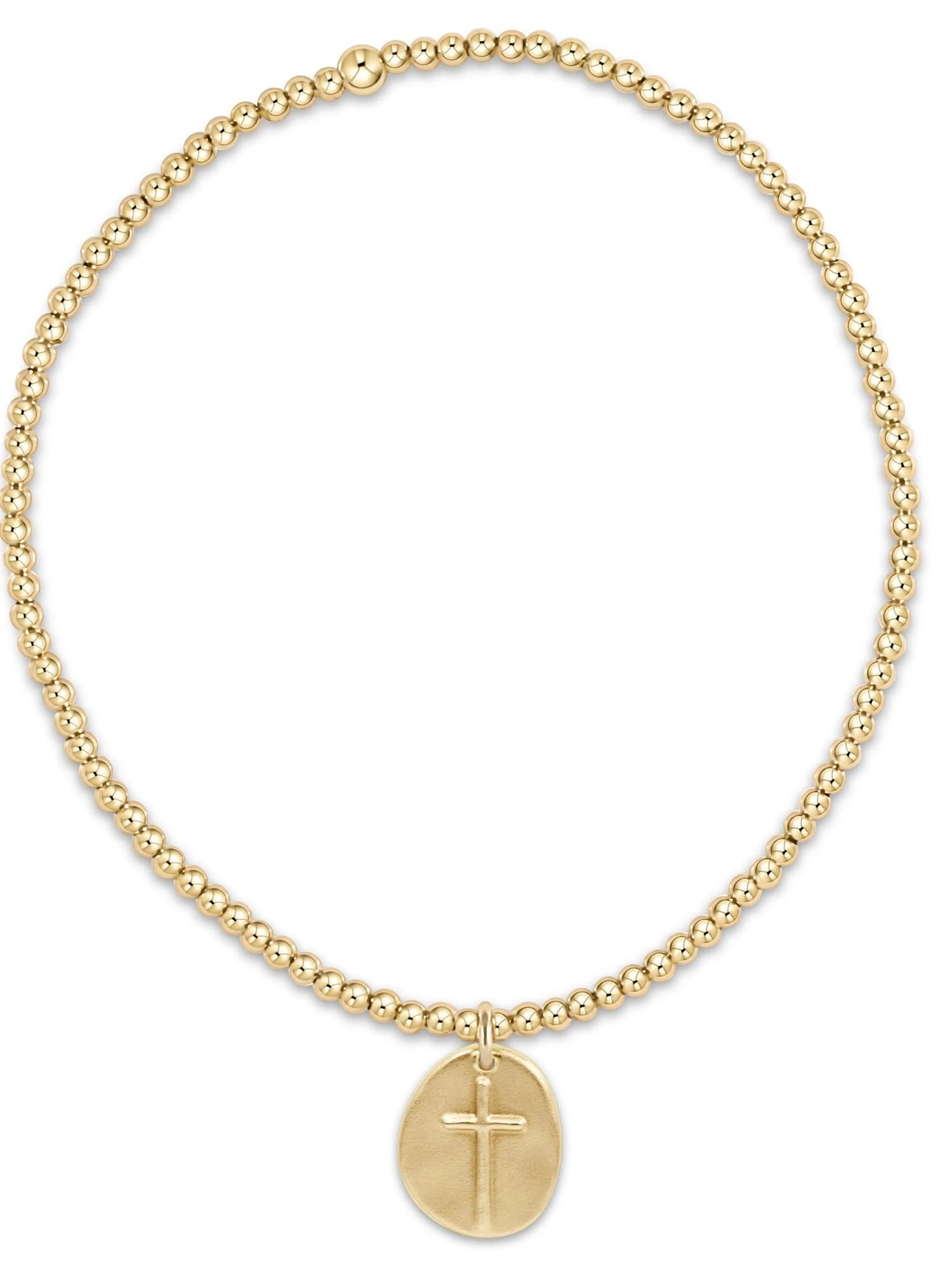 Enewton | Classic Gold 2mm Bracelet - Inspire Small Gold Disc