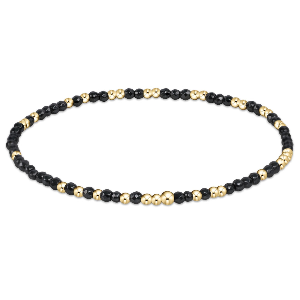 Enewton | Extends - Hope Unwritten Gemstone 2mm Bead Bracelet - Faceted Hematite