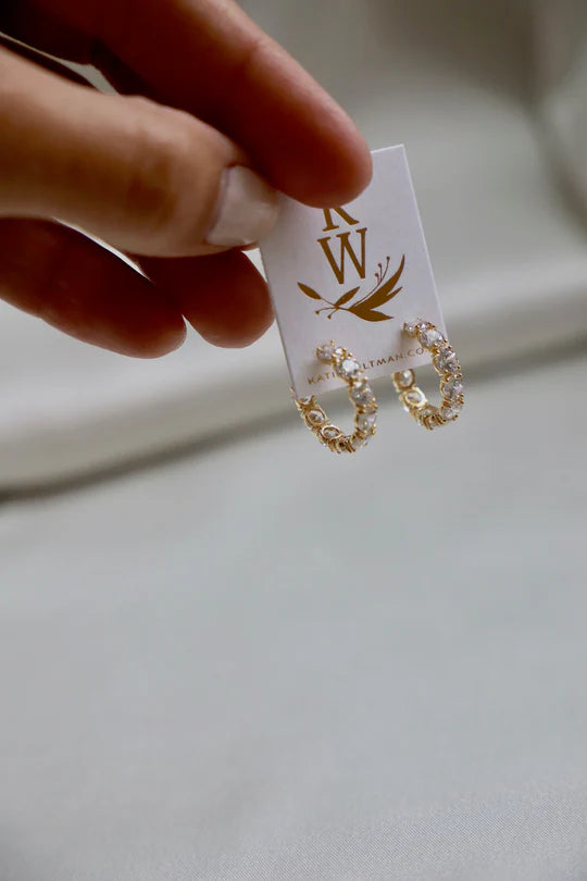 Katie Waltman | STELLA CZ ETERNITY HOOPS