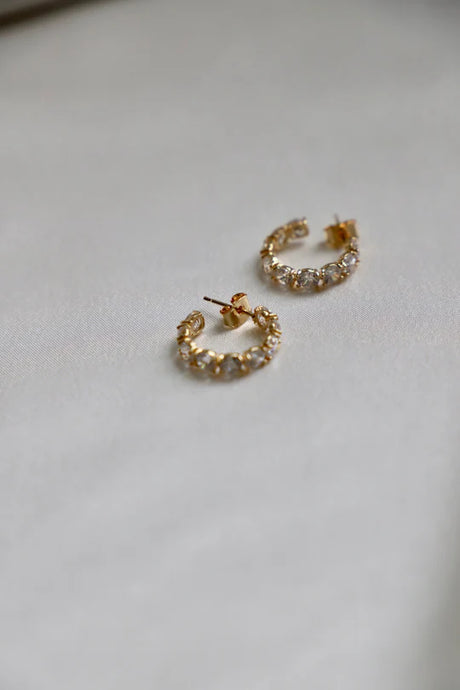 Katie Waltman | STELLA CZ ETERNITY HOOPS