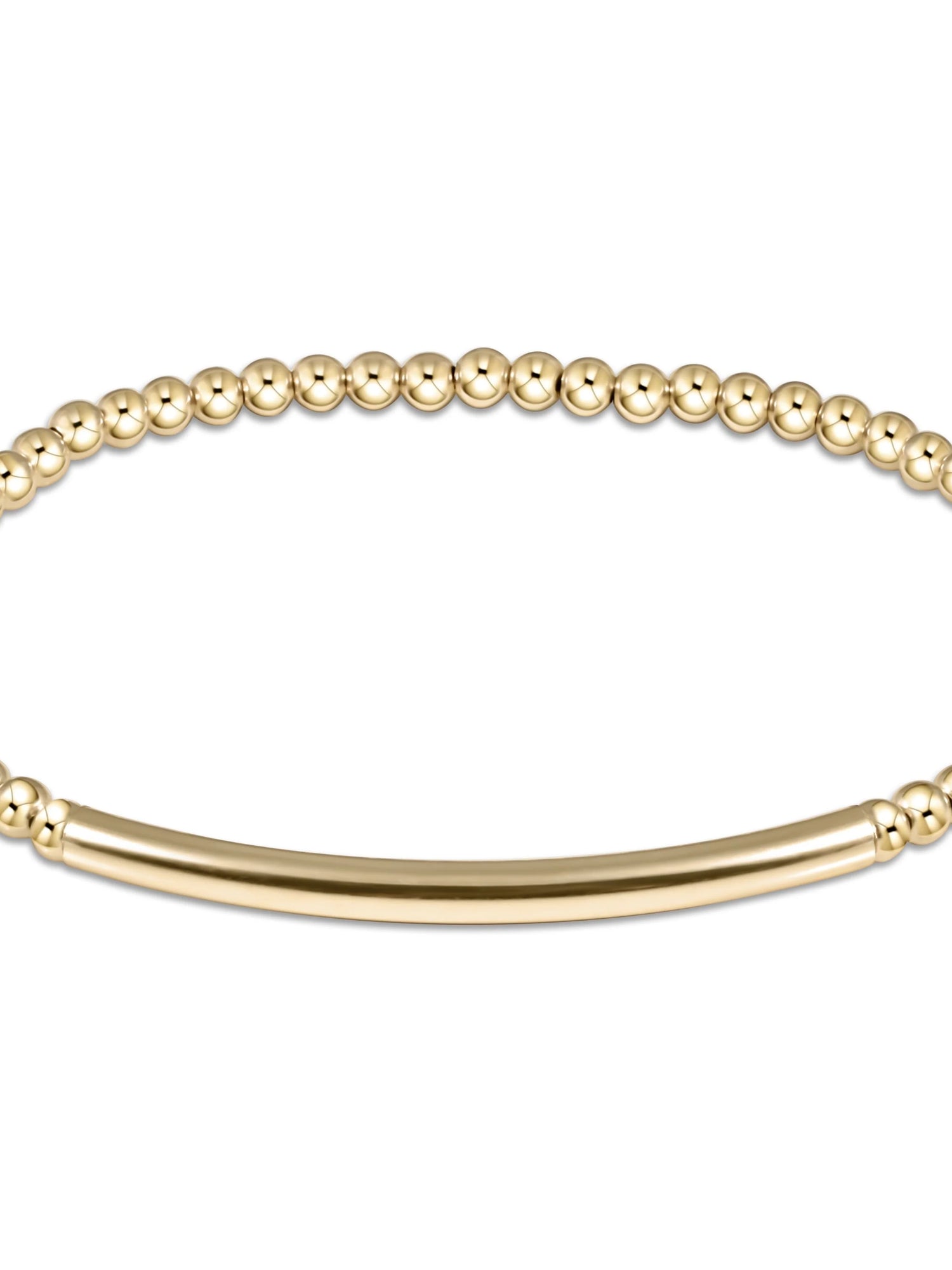 Enewton | Bliss Bar Smooth Gold 3mm Bracelet