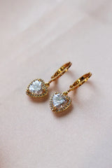 Katie Waltman | CZ PAVE HEART HUGGIES