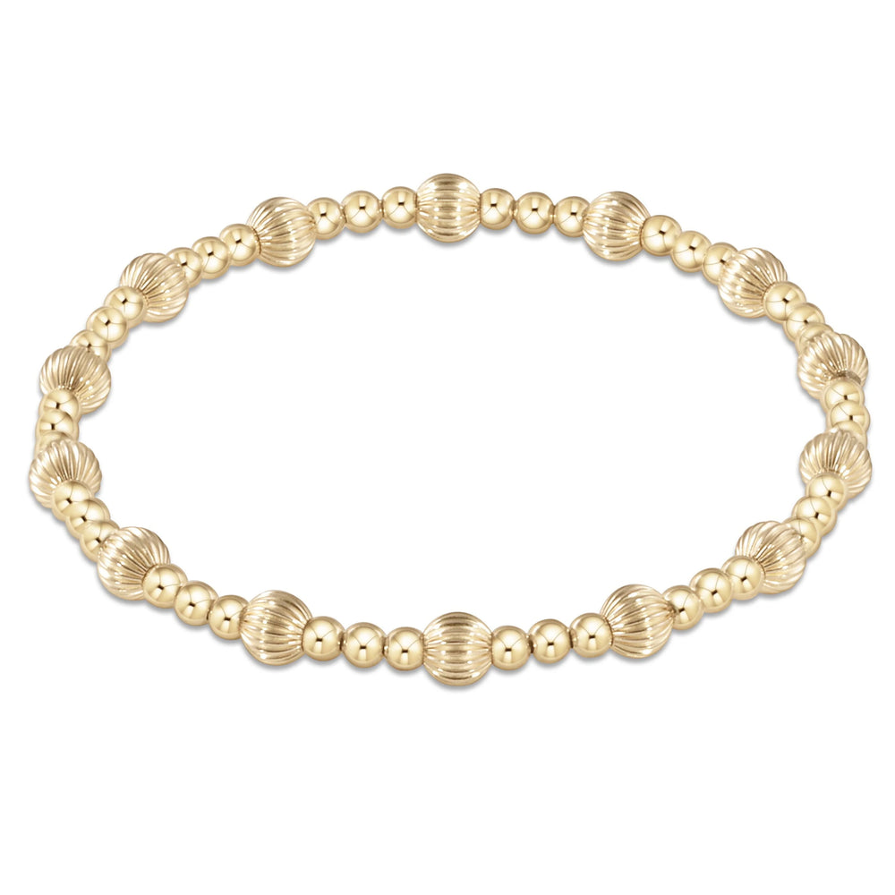Enewton | Dignity Sincerity Pattern 5mm Bead Bracelet - Gold