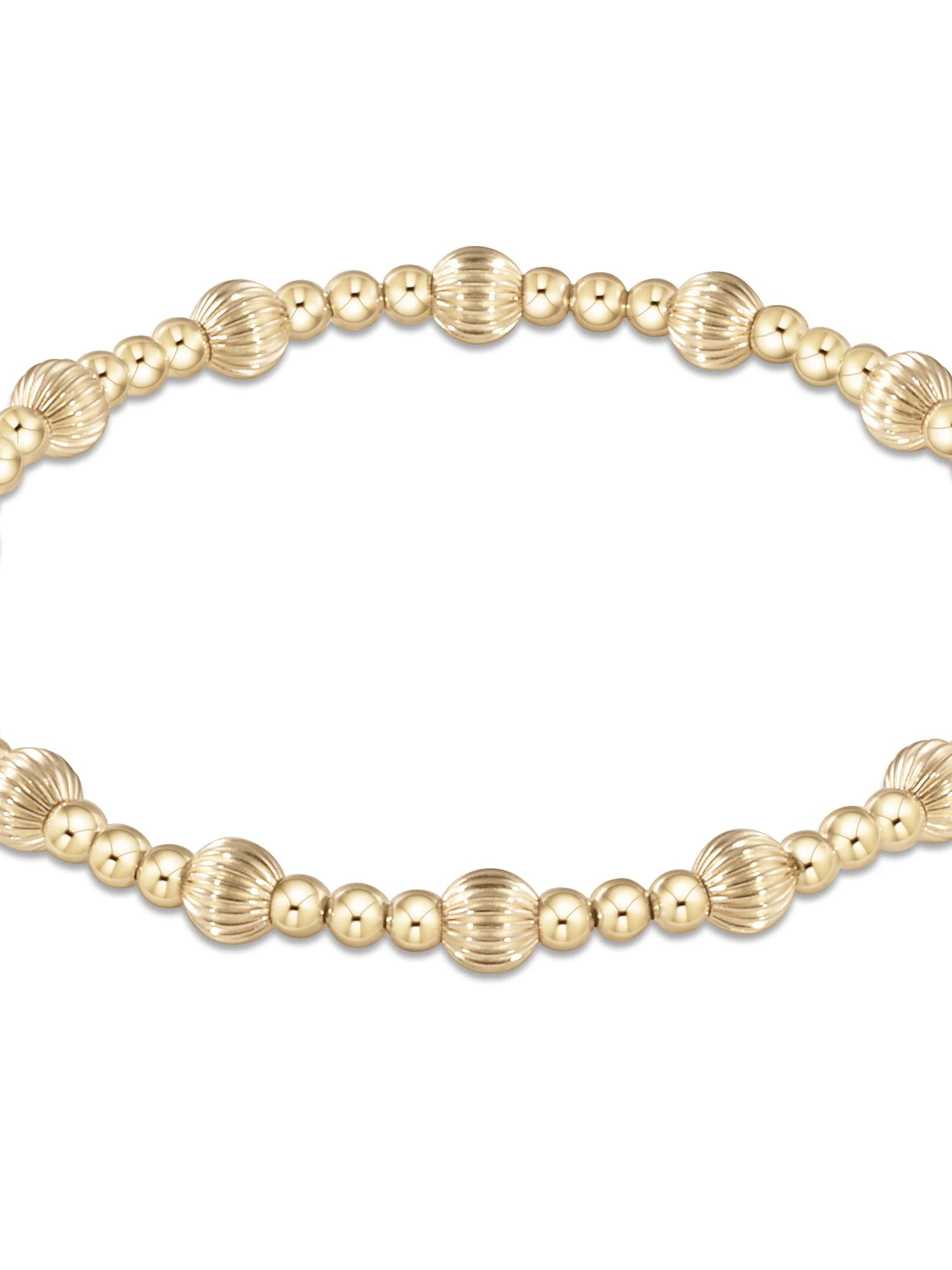 Enewton | Dignity Sincerity Pattern 5mm Bead Bracelet - Gold
