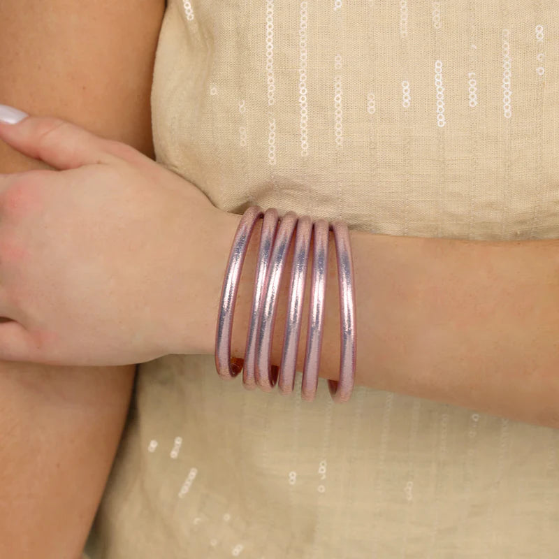 BuDhaGirl | Ice Rose All Weather Bangles® (AWB®) - Set of 6