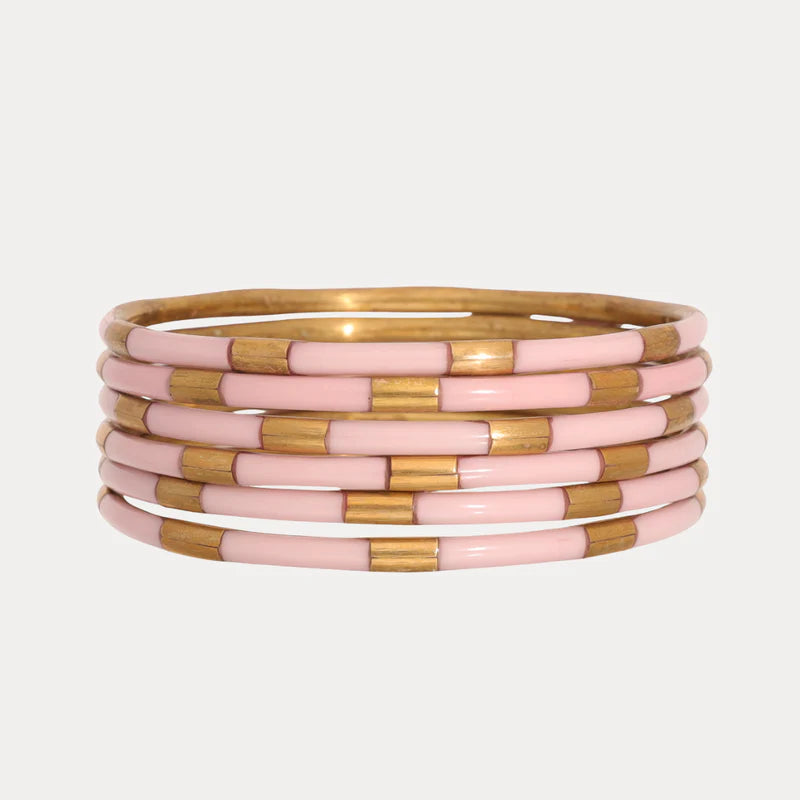 BuDhaGirl | Ice Rose Veda Bangles - Set of 6
