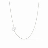 Julie Vos | Initial Delicate Necklace - Silver