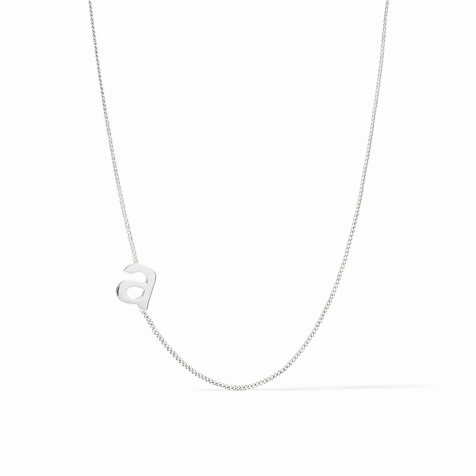 Julie Vos | Initial Delicate Necklace - Silver