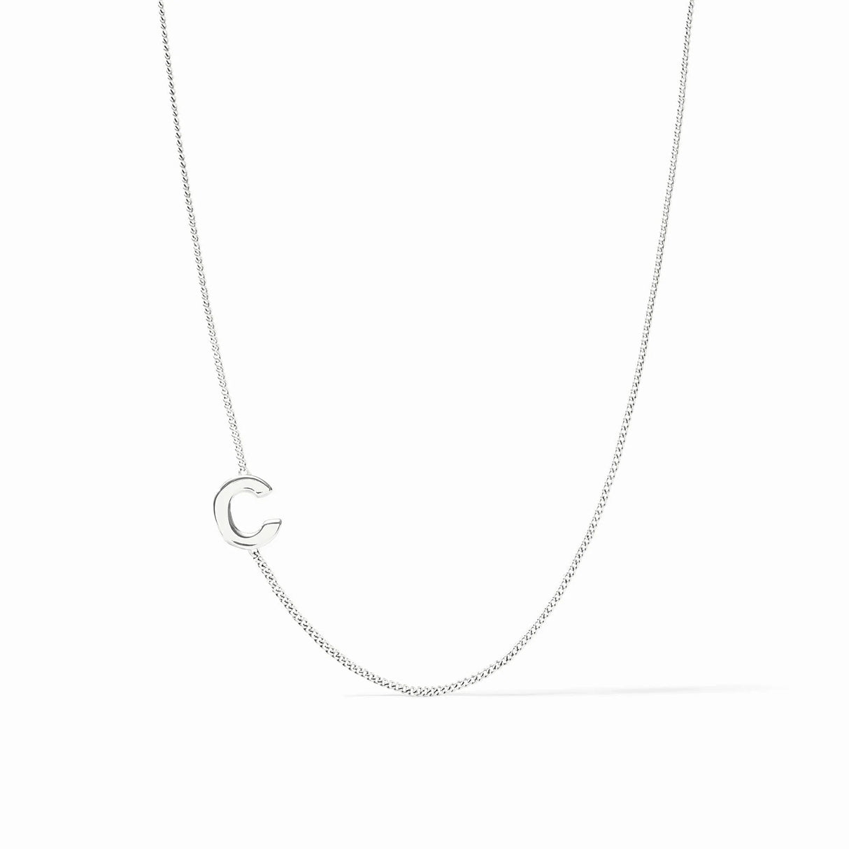 Julie Vos | Initial Delicate Necklace - Silver
