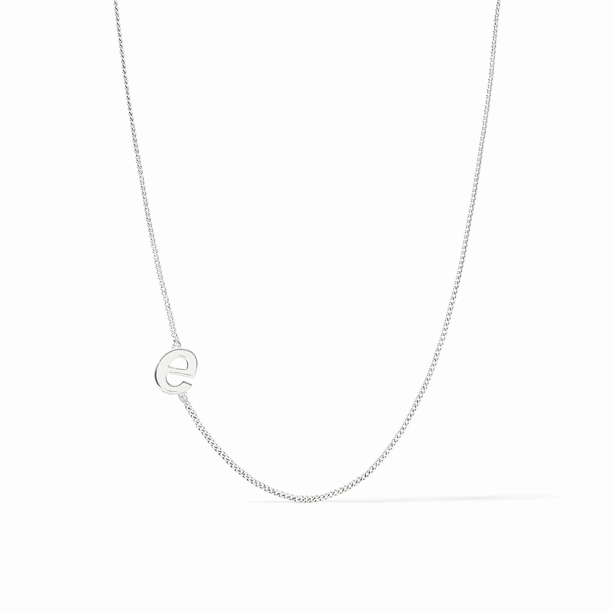 Julie Vos | Initial Delicate Necklace - Silver