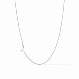 Julie Vos | Initial Delicate Necklace - Silver