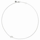 Julie Vos | Initial Delicate Necklace - Silver